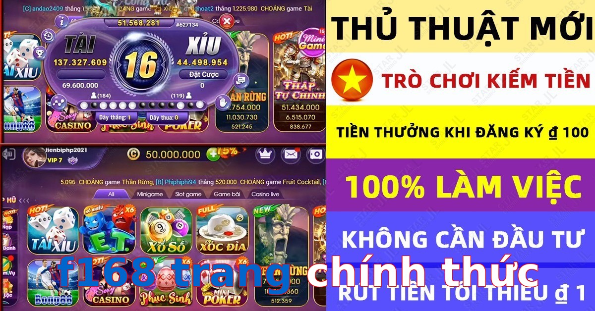 f168 trang chính thức